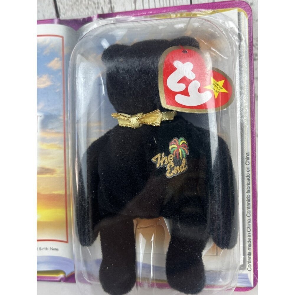 TY The End the Bear McDonalds‎ International II Teenie Beanie Baby 1999 Rare